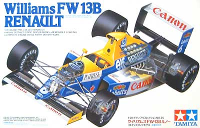 ウイリアムズ FW13B ルノー プラモデル (タミヤ 1/20 グランプリコレクションシリーズ No.025) 商品画像