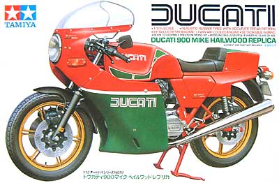 ドウカティ 900 マイク・ヘイルウッド・レプリカ プラモデル (タミヤ 1/12 オートバイシリーズ No.019) 商品画像