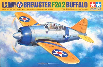 ブリュースター F2A-2 バッファロー プラモデル (タミヤ 1/48 傑作機シリーズ No.031) 商品画像