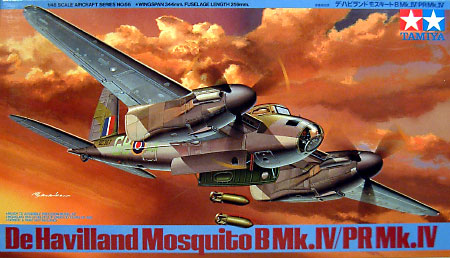 デ・ハビランド モスキート B Mk.4 / PR Mk.4 プラモデル (タミヤ 1/48 傑作機シリーズ No.066) 商品画像