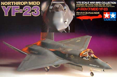 ノースロップ YF-23 プラモデル (タミヤ 1/72 ウォーバードコレクション No.015) 商品画像
