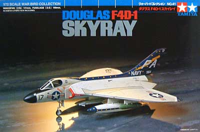 ダグラスF4D-1スカイレイ プラモデル (タミヤ 1/72 ウォーバードコレクション No.041) 商品画像