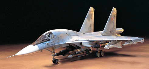 スホーイ SU-34 プラモデル (タミヤ 1/72 ウォーバードコレクション No.043) 商品画像