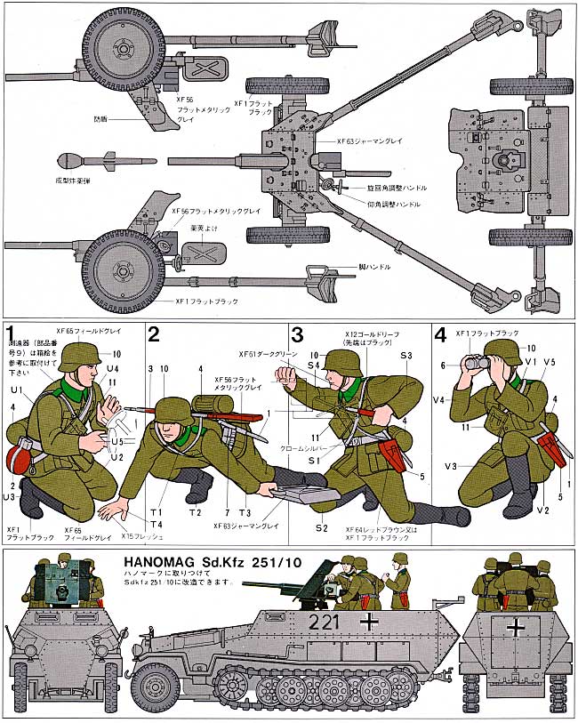 ドイツ 37mm対戦車砲 プラモデル (タミヤ 1/35 ミリタリーミニチュアシリーズ No.035) 商品画像_2