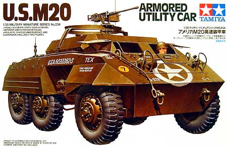 アメリカ M20 高速装甲車 プラモデル (タミヤ 1/35 ミリタリーミニチュアシリーズ No.234) 商品画像