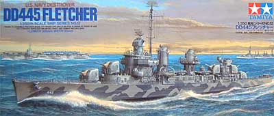 アメリカ海軍駆逐艦 DD445 フレッチャー プラモデル (タミヤ 1/350 艦船シリーズ No.012) 商品画像