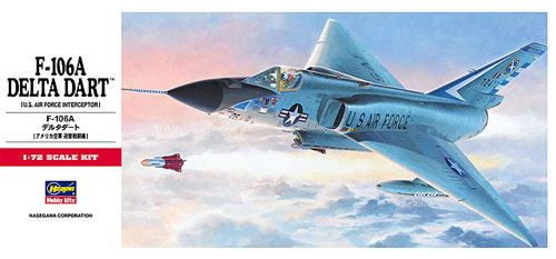 F-106A デルタダート プラモデル (ハセガワ 1/72 飛行機 Cシリーズ No.C011) 商品画像