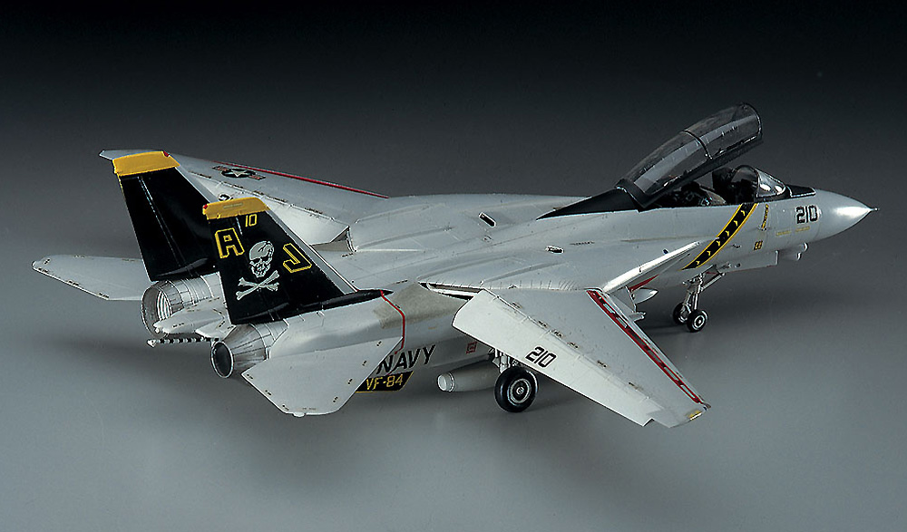 F-14A トムキャット ハイビジ (アメリカ海軍 艦上戦闘機） プラモデル (ハセガワ 1/72 飛行機 Eシリーズ No.E003) 商品画像_2