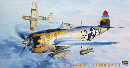 P-47D-25 サンダーボルト プラモデル (ハセガワ 1/48 飛行機 JTシリーズ No.JT040) 商品画像