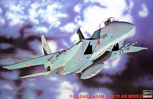 F-15J　イーグル　with/AAM-3　空対空ミサイル プラモデル (ハセガワ 1/48 飛行機 PTシリーズ No.PT005) 商品画像