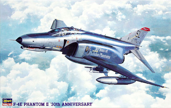 F-4E ファントム 2 30周年記念塗装 (ワンピースキャノピー） プラモデル (ハセガワ 1/48 飛行機 PTシリーズ No.PT008) 商品画像