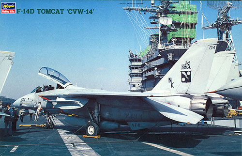 F-14D トムキャット CVW-14 プラモデル (ハセガワ 1/48 飛行機 PTシリーズ No.PT012) 商品画像