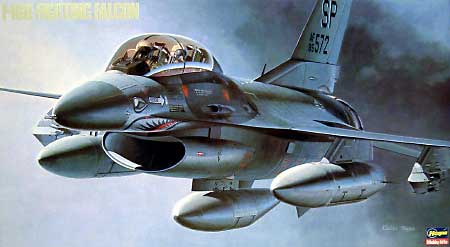 F-16D ファイティング ファルコン プラモデル (ハセガワ 1/48 飛行機 Vシリーズ No.V006) 商品画像
