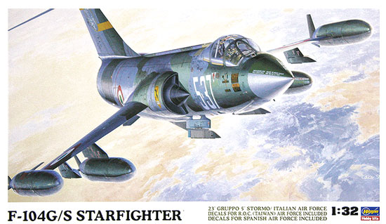 F-104G/S ワールドスターファイター プラモデル (ハセガワ 1/32 飛行機 Stシリーズ No.ST011) 商品画像