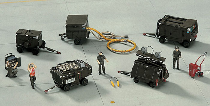アメリカ 地上機材セット プラモデル (ハセガワ 1/72 エアクラフト イン アクション No.X72-06) 商品画像_2
