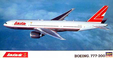 ラウダ航空 ボーイング 777-200 プラモデル (ハセガワ 1/200 LL200 ラブライナーシリーズ （LT帯） No.LT030) 商品画像