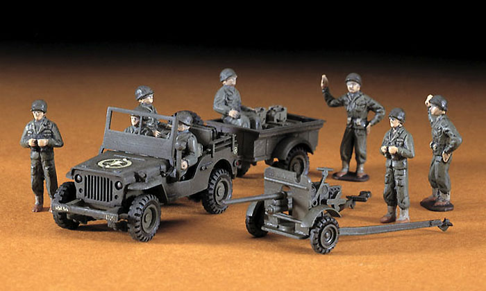 ウイリス MB ジープ/カーゴ/37mm砲 プラモデル (ハセガワ 1/72 ミニボックスシリーズ No.MT001) 商品画像_3