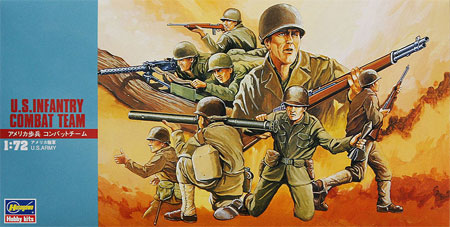 アメリカ歩兵 コンバットチーム プラモデル (ハセガワ 1/72 ミニボックスシリーズ No.MT029) 商品画像
