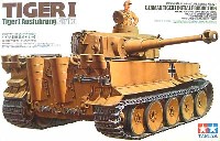 タミヤ 1/35 ミリタリーミニチュアシリーズ ドイツ重戦車 タイガー1型 極初期生産型(アフリカ仕様）