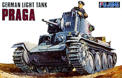 ドイツ陸軍 38t軽戦車 プラガ プラモデル (フジミ 1/76 ナナロクシリーズ No.004) 商品画像