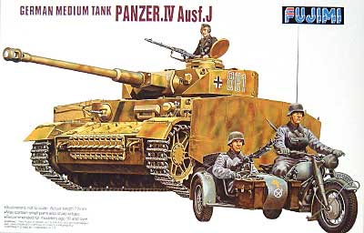 ドイツ中戦車 4号戦車J型 プラモデル (フジミ 1/76 ナナロクシリーズ No.012) 商品画像