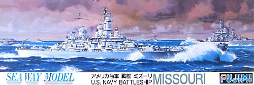 アメリカ海軍 戦艦 ミズーリ プラモデル (フジミ 1/700 シーウェイモデル No.021) 商品画像