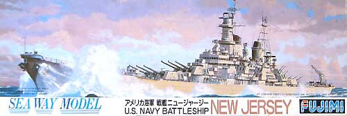 アメリカ海軍 戦艦 ニュージャージ プラモデル (フジミ 1/700 シーウェイモデル No.022) 商品画像