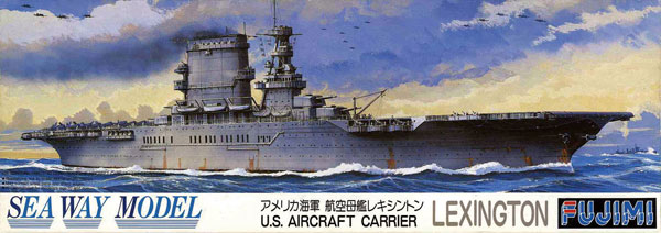 アメリカ海軍 航空母艦　レキシントン プラモデル (フジミ 1/700 シーウェイモデル No.024) 商品画像