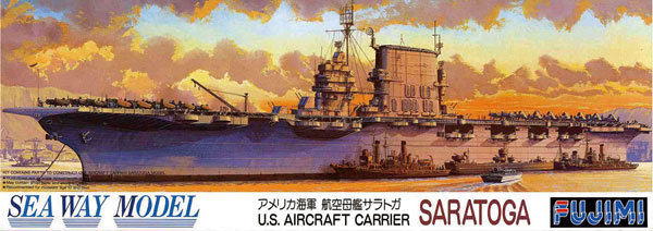 アメリカ海軍 航空母艦 サラトガ プラモデル (フジミ 1/700 シーウェイモデル No.025) 商品画像