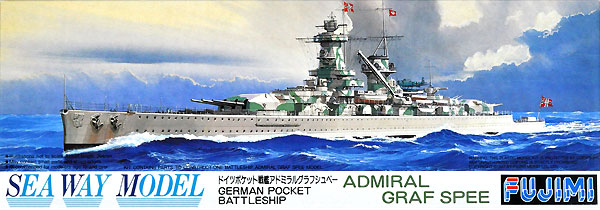 ドイツ ポケット戦艦 アドミラル グラフ シュペー フジミ プラモデル