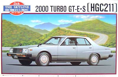 ジャパン 4ドア2000ターボGT-E・S ［HGC211］ プラモデル (アオシマ 1/24 ザ・スカイライン No.旧006) 商品画像