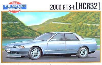 R32 スカイライン 4ドアGTS-t TypeM プラモデル (アオシマ 1/24 ザ・スカイライン No.旧008) 商品画像