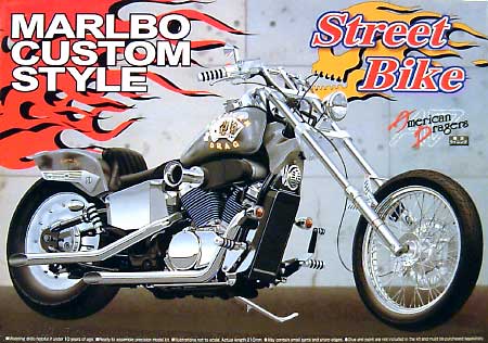 マルボカスタム スタイル プラモデル (アオシマ 1/12 ストリートバイクシリーズ No.003) 商品画像