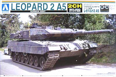 ドイツ陸軍 レオパルト2 A5 プラモデル (アオシマ 1/48 リモコンAFV No.002) 商品画像