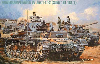 4号戦車 F1/F2型 (Sdkfz161・161/1） プラモデル (GSIクレオス 1/35 ミリタリーシリーズ No.MV006) 商品画像
