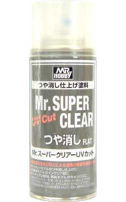 Mr.スーパークリアー UVカット (つや消し）(スプレー） スプレー (GSIクレオス Mr.スーパークリアー No.B-521) 商品画像