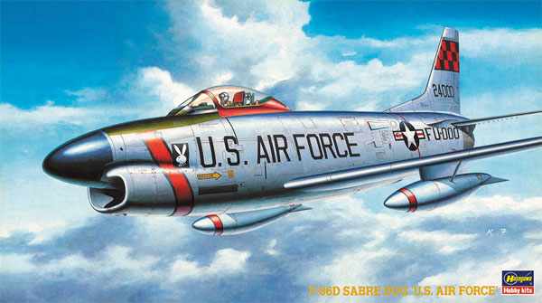 F-86D セイバードッグ U.S.エアフォース プラモデル (ハセガワ 1/72 飛行機 BPシリーズ No.BP005) 商品画像