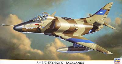 A-4B/C スカイホーク フォークランド プラモデル (ハセガワ 1/48 飛行機 限定生産 No.09554) 商品画像