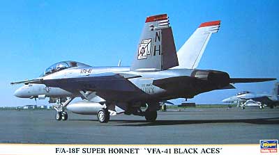 F/A-18F スーパーホーネット VFA-41 ブラックエーセス プラモデル (ハセガワ 1/72 飛行機 限定生産 No.00710) 商品画像