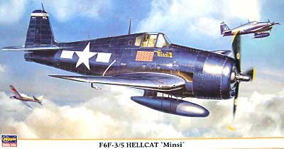 F6F-3/5 ヘルキャット ミンシ プラモデル (ハセガワ 1/48 飛行機 限定生産 No.09561) 商品画像