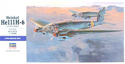 ハインケル He111H-6 プラモデル (ハセガワ 1/72 飛行機 Eシリーズ No.E021) 商品画像