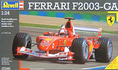 フェラーリ F2003 GA プラモデル (レベル 1/24 F1モデル No.RO7240) 商品画像