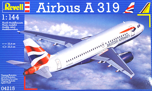 エアバス A319 プラモデル (レベル 1/144 旅客機 No.04215) 商品画像