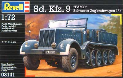 Sd.Kfz.9 18ｔハーフトラック ファモ プラモデル (レベル 1/72 ミリタリー No.03141) 商品画像