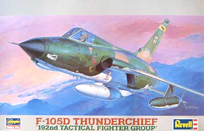F-105D サンダーチーフ 第192戦術戦闘航空群 プラモデル (ハセガワ/レベル 1/48 飛行機モデル No.HM177) 商品画像