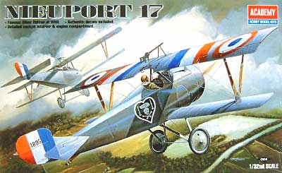 ニューポール 17 プラモデル (アカデミー 1/32 Scale Aircraft No.2190) 商品画像