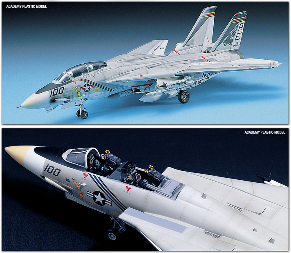 U.S. NAVY FIGHTER F-14A トムキャット プラモデル (アカデミー 1/48 Aircrafts No.12253) 商品画像_3