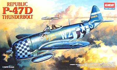 P-47D サンダーボルト プラモデル (アカデミー 1/48 Scale Aircrafts No.2159) 商品画像