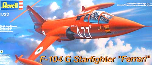 F-104G スターファイター フェラーリ プラモデル (レベル 1/32 Aircraft No.04708) 商品画像