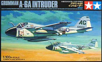 グラマン A-6A イントルーダー プラモデル (タミヤ 1/100 コンバットプレーンシリーズ No.006) 商品画像